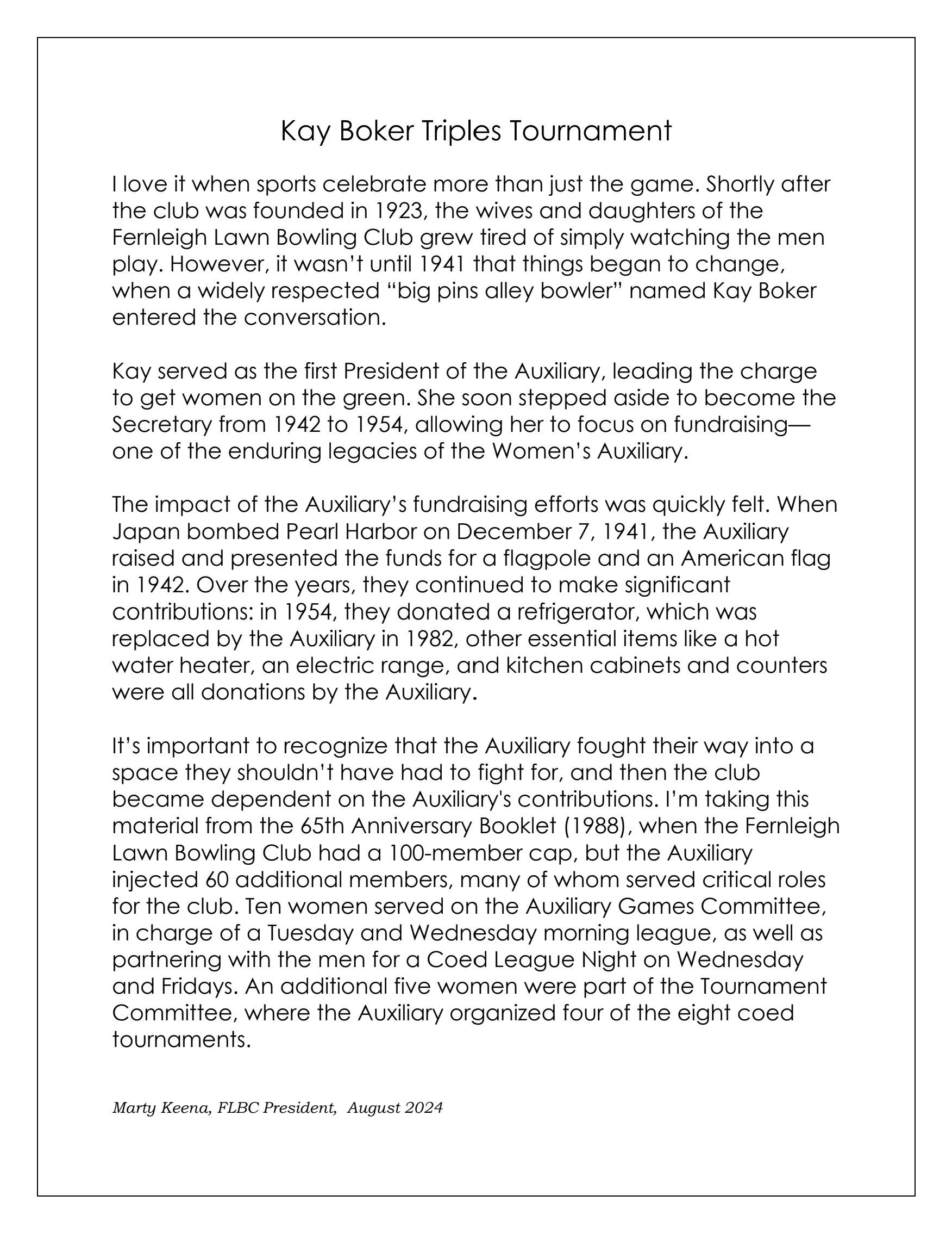 Bob Safford Tournament